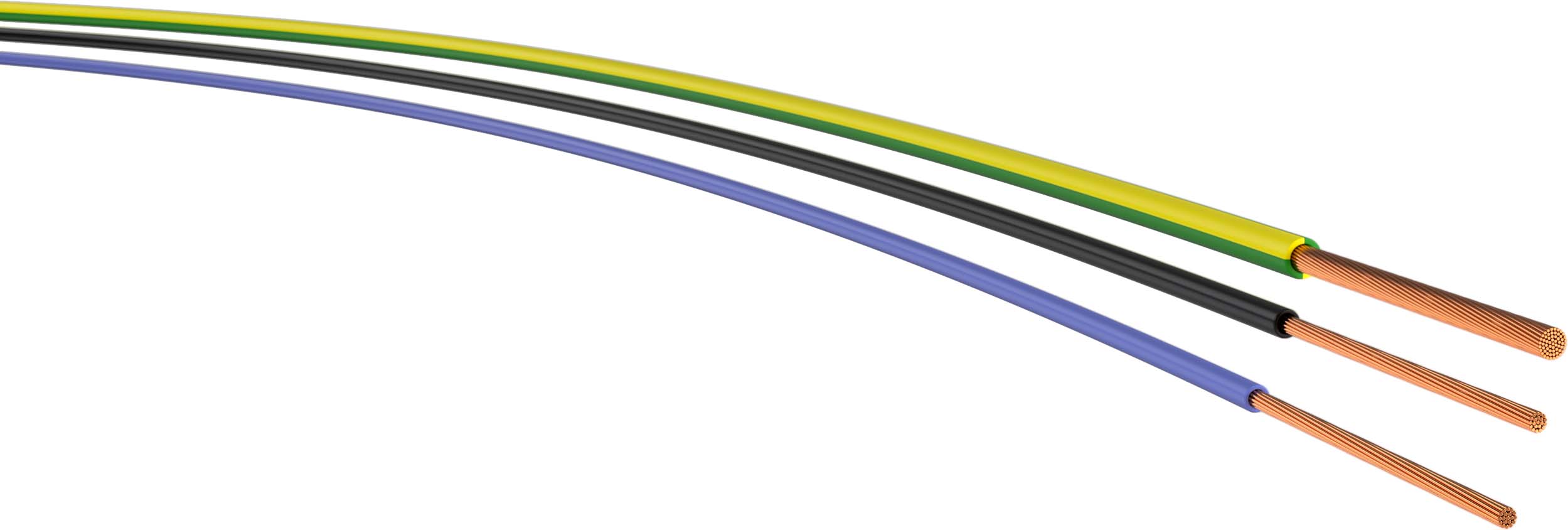 RS PRO Kabelschlauch Grün, Gelb PVC für Kabel-Ø 4mm, Länge 30m
